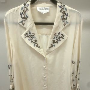 Vintage Diane Von Furstenberg Blouse Large